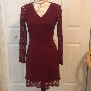 Hollister V-neck Lace Dress